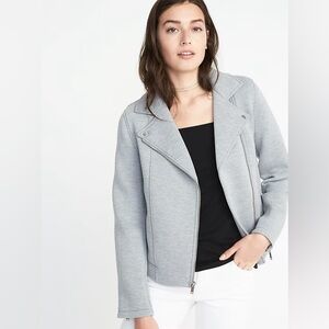 NWOT Old Navy Scuba-Knit Moto Jacket for Women | Size XXL
